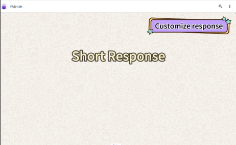 Customize Response (Short Response)